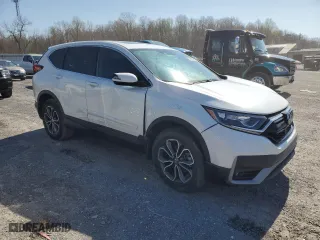 2022 Honda CR-V EX with VIN 2HKRW2H54NH609233, listed as a Copart auction lot 50623035 with 62,527 mi miles and Salvage Title. Bid and sale history available at carsss.com. Image 4.