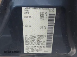 2013 Nissan Altima S with VIN 1N4AL3AP1DN419031, listed as a IAAI auction lot 42127791 with 129,254 mi miles and . Bid and sale history available at DreamBid. Image 9.