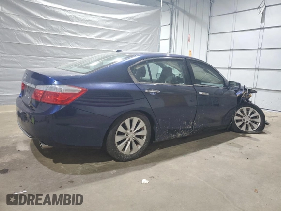 2014 Honda Accord Sedan EX-L with VIN 1HGCR2F80EA165531, listed as a Copart auction lot 47228985 with 132,073 mi miles and Salvage Title. Bid and sale history available at carsss.com. Image 3.