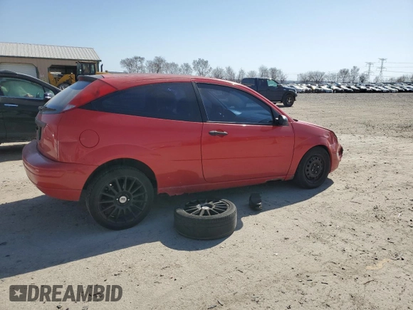 2007 Ford Focus S with VIN 1FAHP31N17W155180, listed as a Copart auction lot 48991395 with 210,400 mi miles and Salvage Title. Bid and sale history available at DreamBid. Image 3.