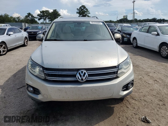 2013 Volkswagen Tiguan S with VIN WVGAV3AX5DW559383, listed as a Copart auction lot 66356005 with 117,271 mi miles and Clean title. Bid and sale history available at DreamBid. Image 5.