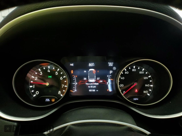 2020 Jeep Compass Latitude с VIN 3C4NJDBB9LT100808, выставлен на аукционе Copart как лот 63769085 с пробегом 69 188 миль миль и Списание • Salvage title. История ставок и продаж доступна на DreamBid. Изображение 9.
