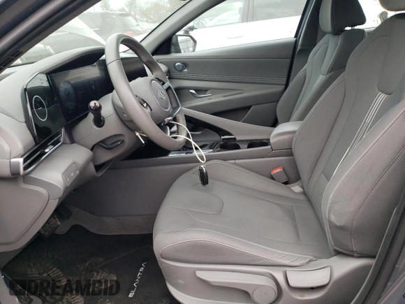 2023 Hyundai Elantra SEL with VIN KMHLS4AG5PU601333, listed as a Copart auction lot 53517865 with 40,937 mi miles and Salvage title. Bid and sale history available at DreamBid. Image 7.