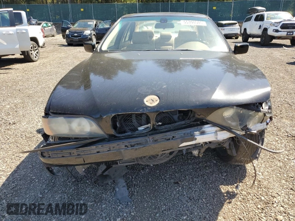 2000 BMW 5 Series 528iA with VIN WBADM6341YGU29669, listed as a Copart auction lot 55398505 with 0 mi miles and Salvage Title. Bid and sale history available at carsss.com. Image 5.