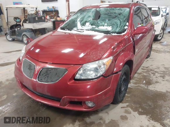 2007 Pontiac Vibe with VIN 5Y2SL65887Z439292, listed as a IAAI auction lot 41610824 with 102,379 mi miles. Bid and sale history available at carsss.com. Image 6.