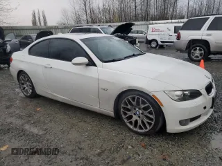 2009 BMW 3 Series 328i with VIN WBAWV13539PG07457, listed as a Copart auction lot 80761734 with 133,384 mi miles and Salvage Title. Bid and sale history available at carsss.com. Image 4.