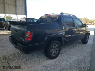 2012 Honda Ridgeline RT with VIN 5FPYK1F21CB458655, listed as a Copart auction lot 73167424 with 134,725 mi miles and Salvage Title. Bid and sale history available at carsss.com. Image 3.