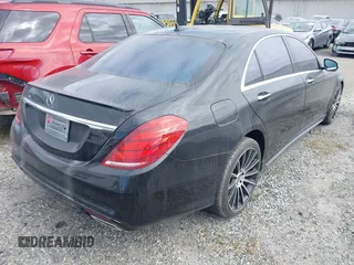 2015 Mercedes-Benz S-Class S 550 with VIN WDDUG8CB5FA133287, listed as a IAAI auction lot 41652775 with 55,788 mi miles. Bid and sale history available at carsss.com. Image 4.