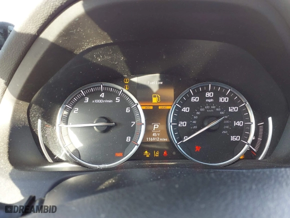 2018 Acura TLX with VIN 19UUB1F38JA010436, listed as a IAAI auction lot 41427102 with 116,912 mi miles. Bid and sale history available at carsss.com. Image 7.