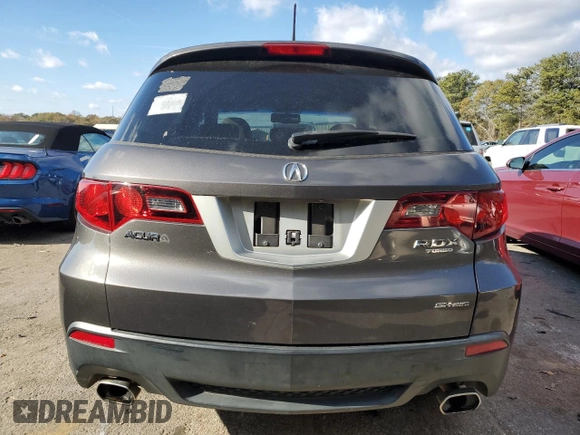 2010 Acura RDX with VIN 5J8TB1H22AA000372, listed as a Copart auction lot 83189334 with 220,824 mi miles and Salvage Title. Bid and sale history available at carsss.com. Image 6.