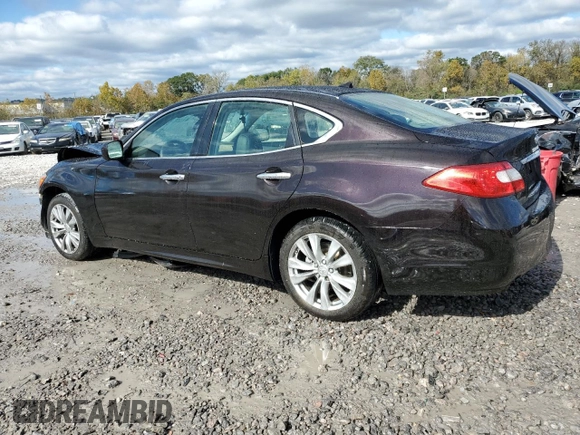 2013 Infiniti M37 with VIN JN1BY1AR8DM600853, listed as a Copart auction lot 79436804 with 162,644 mi miles and Salvage Title. Bid and sale history available at carsss.com. Image 2.