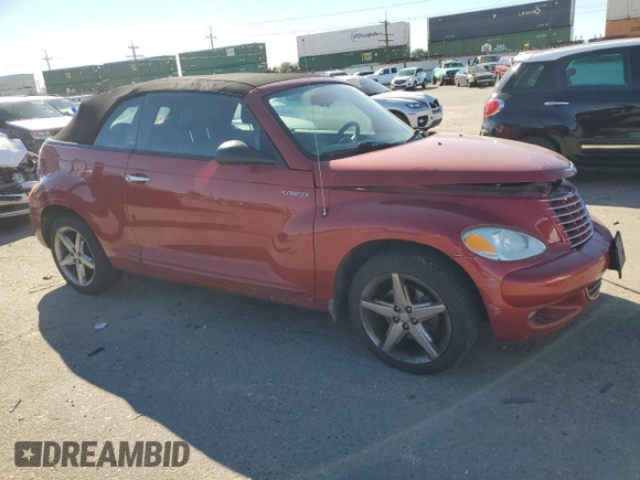 2005 Chrysler PT Cruiser GT with VIN 3C3AY75S55T621104, listed as a Copart auction lot 74982844 with 131,474 mi miles and Salvage Title. Bid and sale history available at carsss.com. Image 4.
