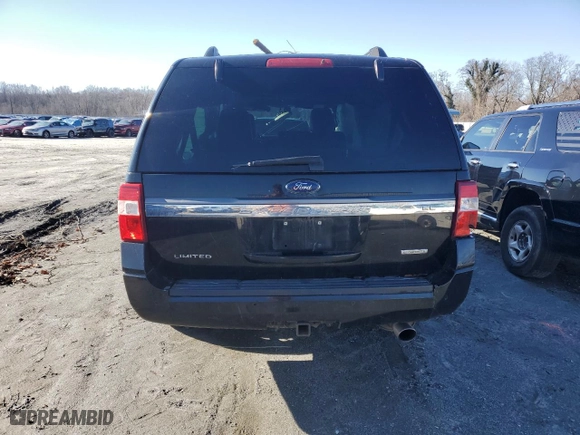2017 Ford Expedition EL Limited with VIN 1FMJK1KT4HEA49918, listed as a Copart auction lot 43626695 with 156,910 mi miles and Clean Title. Bid and sale history available at carsss.com. Image 6.