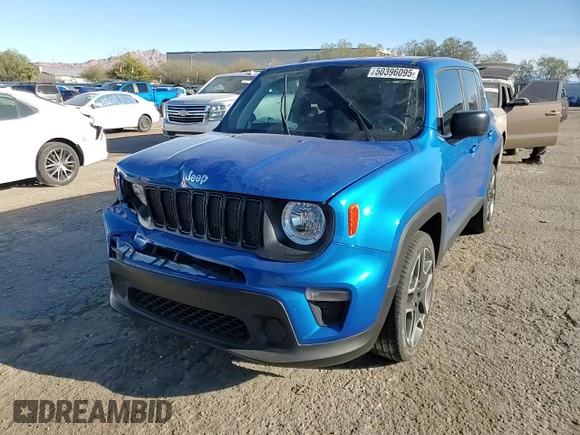 2020 Jeep Renegade Jeepster z VIN ZACNJAAB4LPL94302, wystawiony jako Copart lot #50396095 z przebiegiem 60 929 mil mil oraz Szkoda całkowita • Salvage title. Historia ofert i sprzedaży dostępna na DreamBid. Obrazek 11.