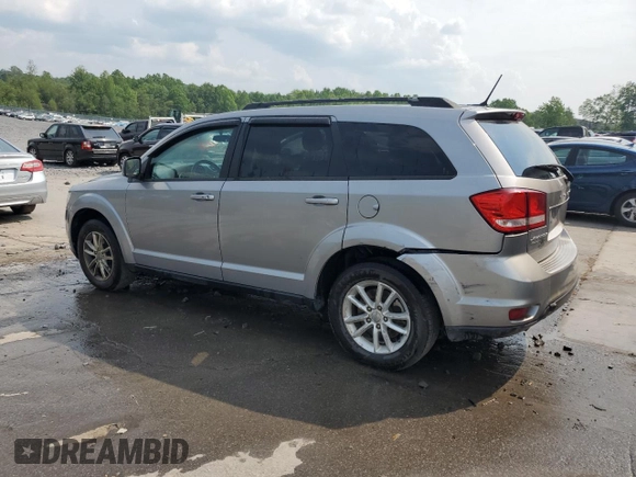 2017 Dodge Journey SXT with VIN 3C4PDDBG5HT575049, listed as a Copart auction lot 59027625 with 71,603 mi miles and Salvage title. Bid and sale history available at DreamBid. Image 2.
