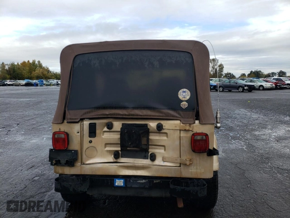 1993 Jeep Wrangler with VIN 1J4FY29S4PP227609, listed as a Copart auction lot 78205764 with 197,549 mi miles and Salvage Title. Bid and sale history available at carsss.com. Image 6.