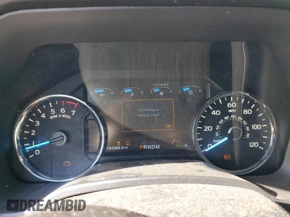 2019 Ford F-150 XL with VIN 1FTEW1E45KFB43127, listed as a Copart auction lot 50134345 with 194,396 mi miles and Salvage Title. Bid and sale history available at DreamBid. Image 9.