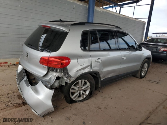 2017 Volkswagen Tiguan S with VIN WVGAV7AX4HK026185, listed as a Copart auction lot 50966555 with 152,810 mi miles and Salvage Title. Bid and sale history available at carsss.com. Image 3.