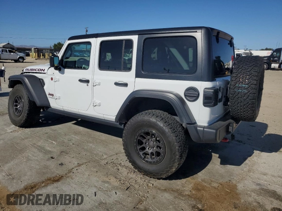 2021 Jeep Wrangler Unlimited Rubicon с VIN 1C4JJXFG4MW838808, выставлен на аукционе Copart как лот 57684355 с пробегом 45 240 миль миль и Списание • Salvage title. История ставок и продаж доступна на DreamBid. Изображение 2.