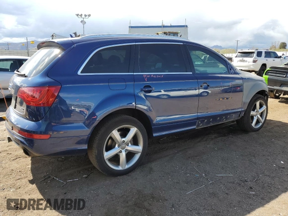 2015 Audi Q7 S line Prestige с VIN WA1DGAFE3FD018381, выставлен на аукционе Copart как лот 54850335 с пробегом 172 002 миль миль и На запчасти • Non repairable. История ставок и продаж доступна на DreamBid. Изображение 3.