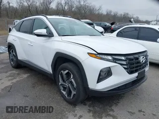 2023 Hyundai Tucson SEL with VIN 5NMJF3AE8PH293249, listed as a IAAI auction lot 41539882 with 10,160 mi miles. Bid and sale history available at carsss.com. Image 1.