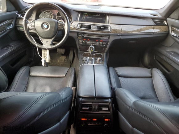 2013 BMW 7 Series 750Li with VIN WBAYE8C52DD132215, listed as a Copart auction lot 41637575 with 122,820 mi miles and Clean Title. Bid and sale history available at carsss.com. Image 8.