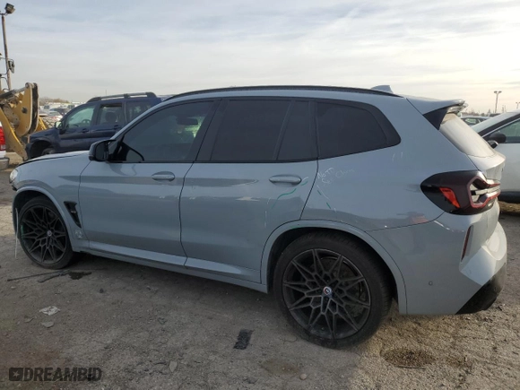 2022 BMW X3 M with VIN 5YM13EC01N9N34588, listed as a Copart auction lot 76460514 with NaN miles and Salvage Title. Bid and sale history available at carsss.com. Image 2.