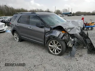 2014 Ford Explorer Limited with VIN 1FM5K7F87EGB22354, listed as a Copart auction lot 48741585 with Not Provided miles and Salvage Title. Bid and sale history available at carsss.com. Image 4.