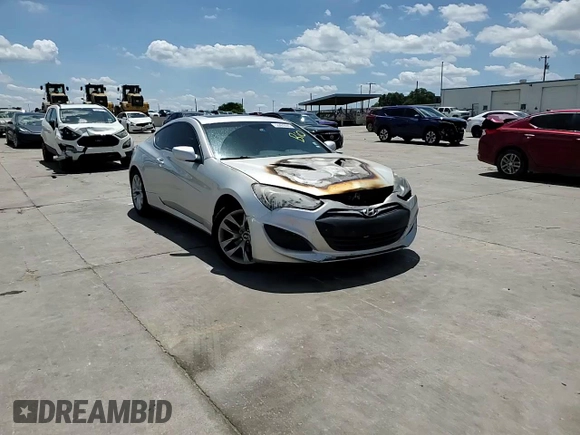 2013 Hyundai Genesis Coupe Premium with VIN KMHHT6KD8DU104968, listed as a Copart auction lot 56409685 with Not provided miles and Salvage title. Bid and sale history available at DreamBid. Image 13.