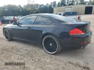 2007 BMW 6 Series 650i with VIN WBAEH13567CR51918, listed as a Copart auction lot 76337784 with 135,313 mi miles and Salvage Title. Bid and sale history available at carsss.com. Image 2.