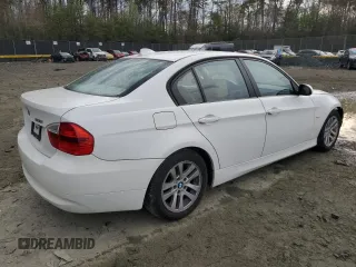 2007 BMW 3 Series 328i with VIN WBAVA33517KX77150, listed as a Copart auction lot 51464385 with 114,650 mi miles and Salvage Title. Bid and sale history available at carsss.com. Image 3.