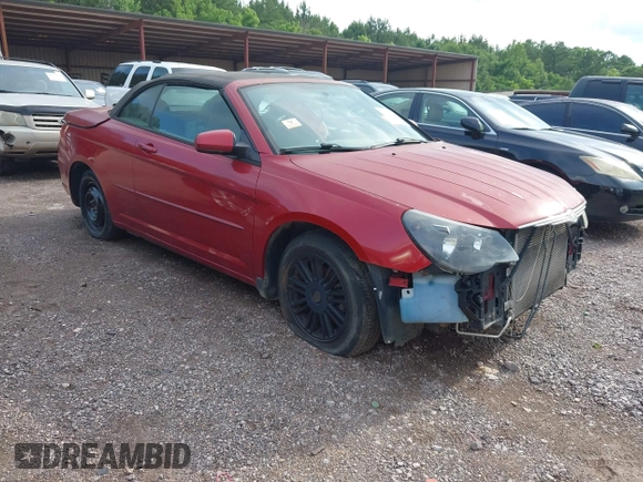 2008 Chrysler Sebring Touring z VIN 1C3LC55R78N616225, wystawiony jako IAAI lot #42349590 z przebiegiem 177 293 mil mil oraz . Historia ofert i sprzedaży dostępna na DreamBid. Obrazek 1.