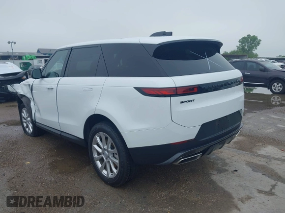 2025 Land Rover Range Rover Sport SE with VIN SAL1P9EU3SA454703, listed as a IAAI auction lot 42167628 with 3,237 mi miles. Bid and sale history available at carsss.com. Image 3.