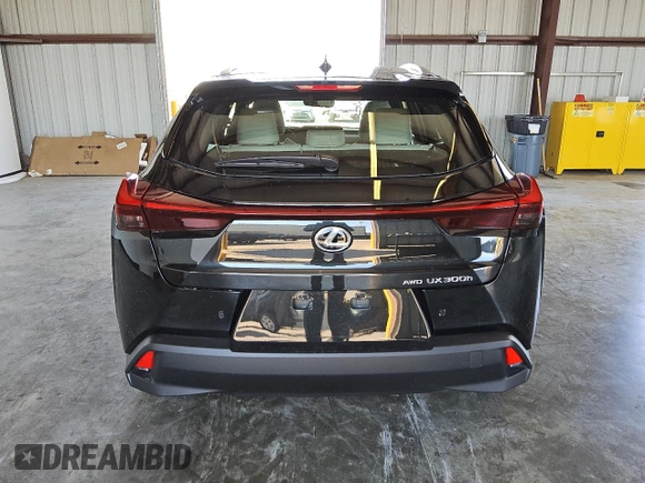 2025 Lexus UX with VIN JTHUCJDH2S2001462, listed as a Copart auction lot 74555134 with 3,457 mi miles and Clean Title. Bid and sale history available at carsss.com. Image 6.
