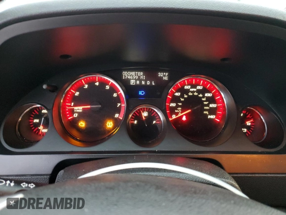 2009 GMC Acadia SLT2 with VIN 1GKEV33D29J138917, listed as a Copart auction lot 84447654 with 174,699 mi miles and Salvage Title. Bid and sale history available at DreamBid. Image 9.