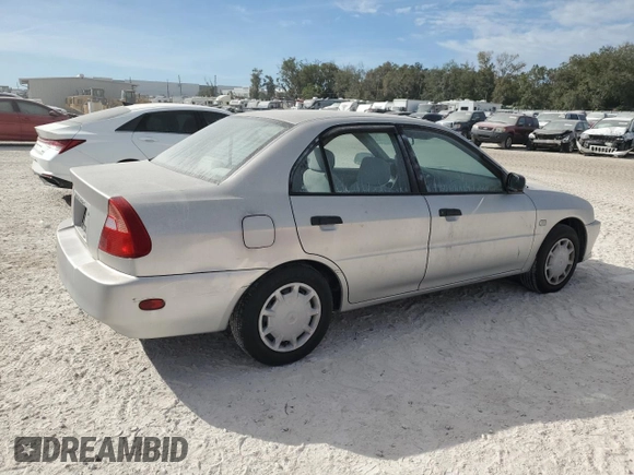2001 Mitsubishi Mirage ES z VIN JA3AY26CX1U030593, wystawiony jako Copart lot #83749264 z przebiegiem 107 641 mil mil oraz Szkoda całkowita • Salvage title. Historia ofert i sprzedaży dostępna na DreamBid. Obrazek 3.