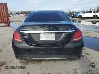 2017 Mercedes-Benz C 43 AMG with VIN 55SWF6EB7HU188565, listed as a Copart auction lot 87072524 with Not Provided miles and Salvage Title. Bid and sale history available at DreamBid. Image 6.