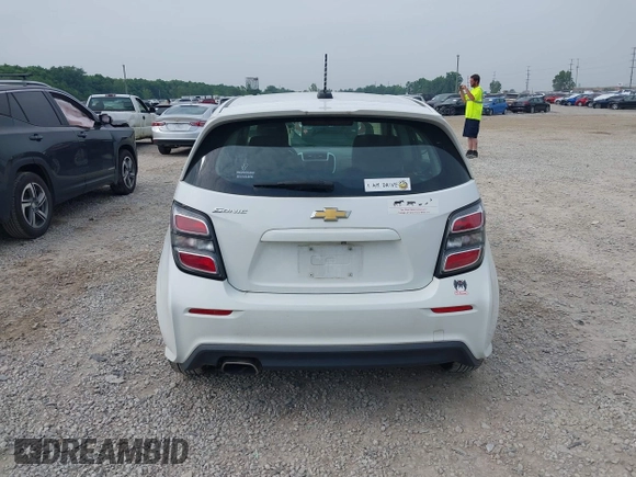 2018 Chevrolet Sonic LT with VIN 1G1JG6SH9J4107802, listed as a IAAI auction lot 42477241 with 107,091 mi miles and . Bid and sale history available at DreamBid. Image 16.