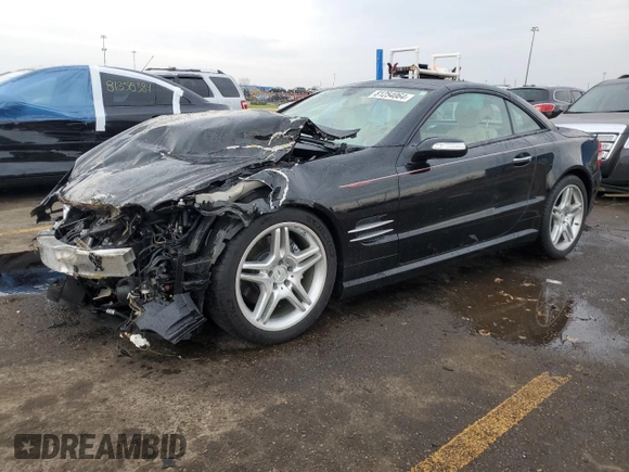 2008 Mercedes-Benz SL 550 with VIN WDBSK71F98F139873, listed as a Copart auction lot 81254064 with Not provided miles and Clean title. Bid and sale history available at DreamBid. Image 1.