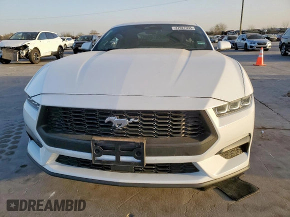 2024 Ford Mustang EcoBoost with VIN 1FA6P8TH3R5143245, listed as a Copart auction lot 47927095 with 15,108 mi miles and Salvage Title. Bid and sale history available at carsss.com. Image 5.