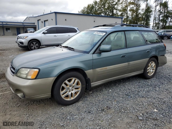 2002 Subaru Legacy Wagon Outback Ltd with VIN 4S3BH686127644498, listed as a Copart auction lot 69430724 with 137,296 mi miles and Salvage Title. Bid and sale history available at carsss.com. Image 1.