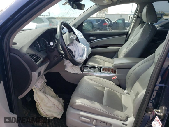 2016 Acura MDX w/Advance with VIN 5FRYD4H90GB017389, listed as a Copart auction lot 51211585 with 0 mi miles and Salvage Title. Bid and sale history available at carsss.com. Image 7.