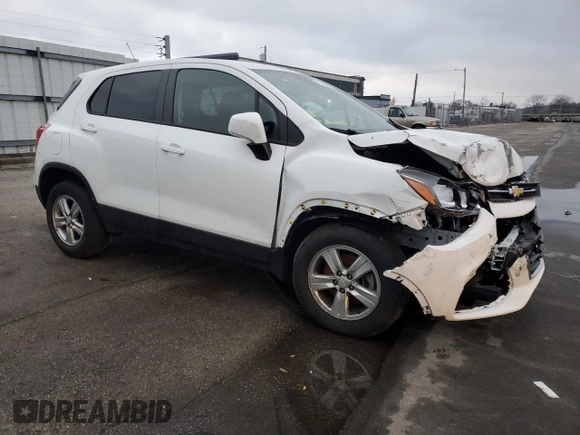 2022 Chevrolet Trax LS with VIN KL7CJNSM3NB549594, listed as a Copart auction lot 44901205 with 78,091 mi miles and Clean Title. Bid and sale history available at carsss.com. Image 4.