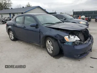 2014 Dodge Avenger SXT with VIN 1C3CDZCB4EN163493, listed as a Copart auction lot 82009014 with 103,428 mi miles and Salvage title. Bid and sale history available at DreamBid. Image 4.