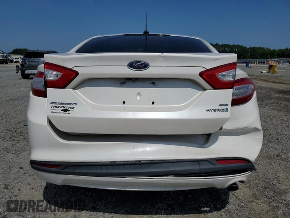 2014 Ford Fusion SE Hybrid with VIN 3FA6P0LU1ER308330, listed as a Copart auction lot 63375405 with 177,507 mi miles and Salvage title. Bid and sale history available at DreamBid. Image 6.