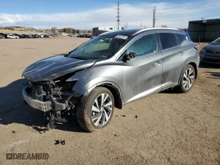 2015 Nissan Murano Platinum with VIN 5N1AZ2MH2FN203789, listed as a Copart auction lot 48182705 with 0 mi miles and Salvage Title. Bid and sale history available at carsss.com. Image 1.