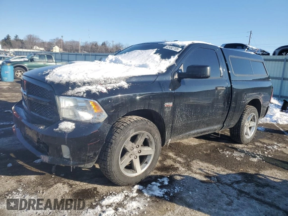 2013 Ram 1500 Express with VIN 3C6JR7AT3DG546988, listed as a Copart auction lot 42492705 with 167,336 mi miles and Salvage title. Bid and sale history available at DreamBid. Image 1.