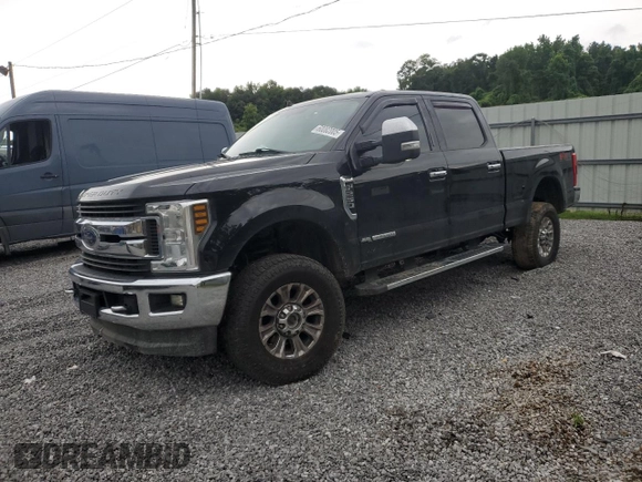 2019 Ford F-250 XL with VIN 1FT7W2B61KEC53666, listed as a Copart auction lot 60082005 with 147,277 mi miles and Salvage title. Bid and sale history available at DreamBid. Image 1.