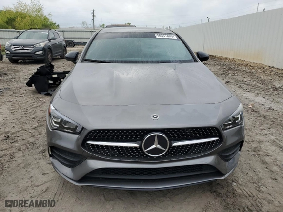 2022 Mercedes-Benz CLA with VIN W1K5J4GB2NN295300, listed as a Copart auction lot 50547835 with 37,665 mi miles and Salvage Title. Bid and sale history available at carsss.com. Image 5.