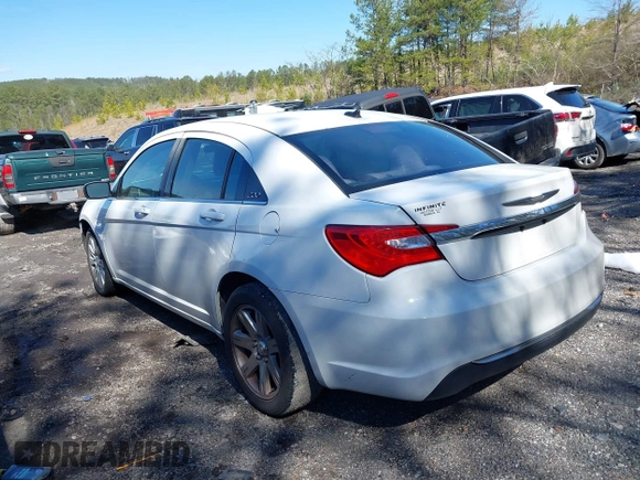 2014 Chrysler 200 LX with VIN 1C3CCBAB2EN208735, listed as a IAAI auction lot 41623000 with 104,819 mi miles and . Bid and sale history available at carsss.com. Image 3.